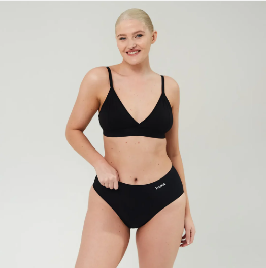 DUMMY - WUKA Stretch sin costuras corte medio flujo medioNegro - L-3XL